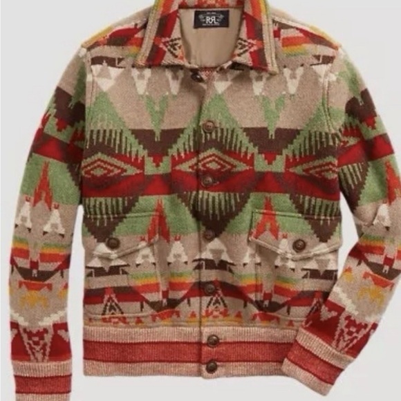 Ralph Lauren Double RL Other - Ralph Lauren Double RL Southwestern Cardigan